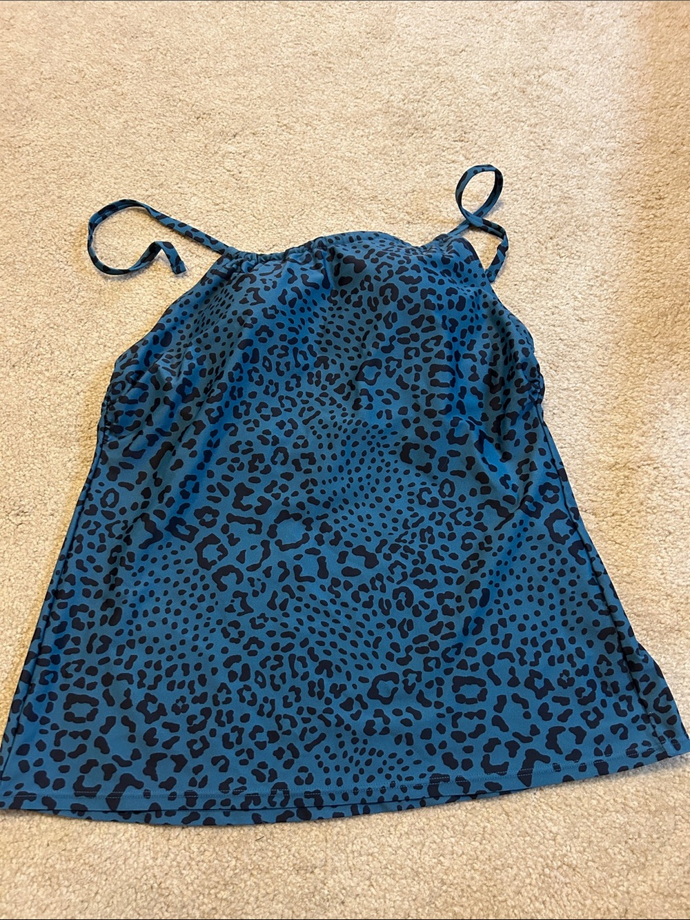 Animal Print Swim Top
